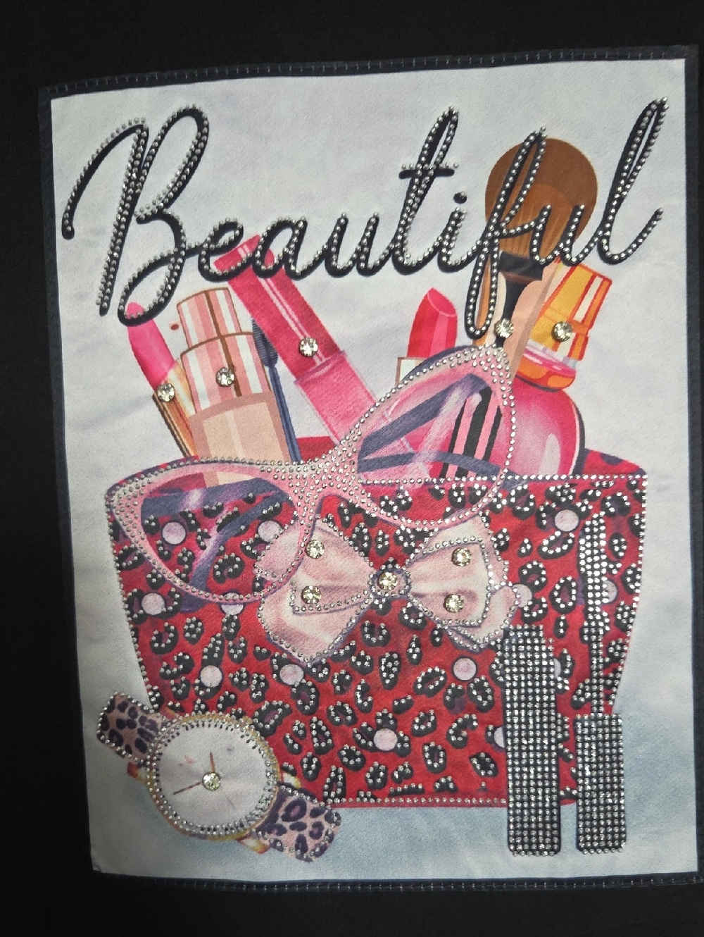 Bling Graphic Womens Tunic Top - Picture 2 of 3